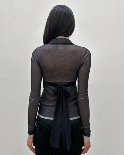 Paola Frani Sheer Blouse