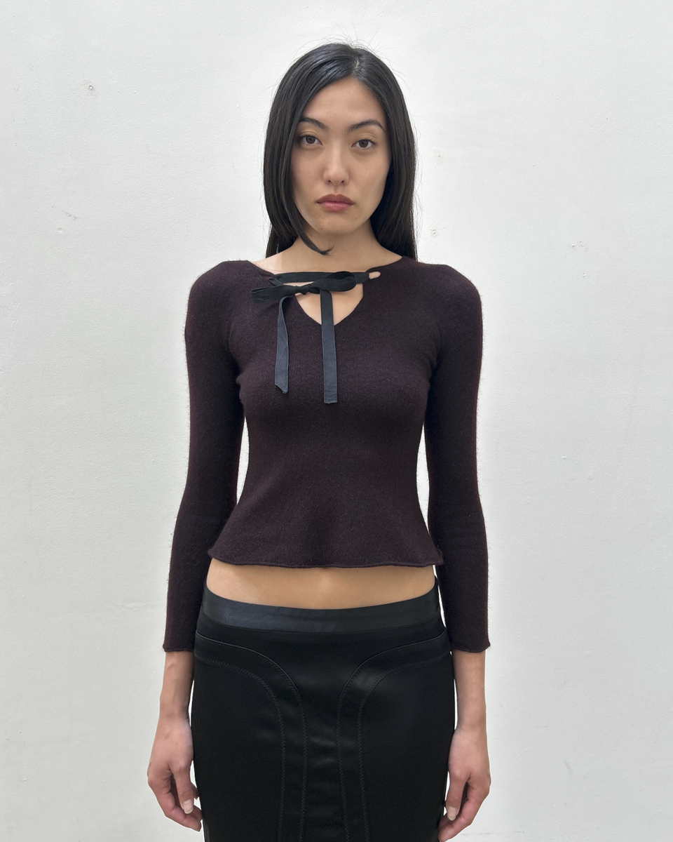 Gucci by Tom Ford Cashmere Ribbon Sweater