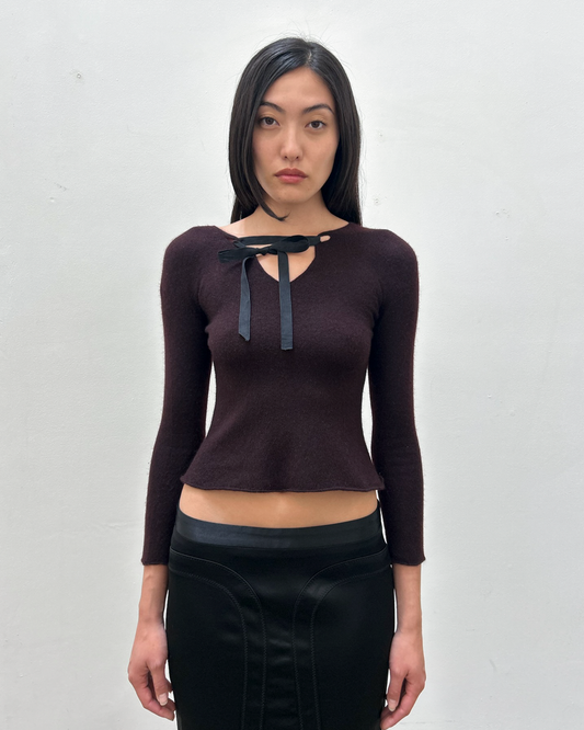 Gucci by Tom Ford Cashmere Ribbon Sweater