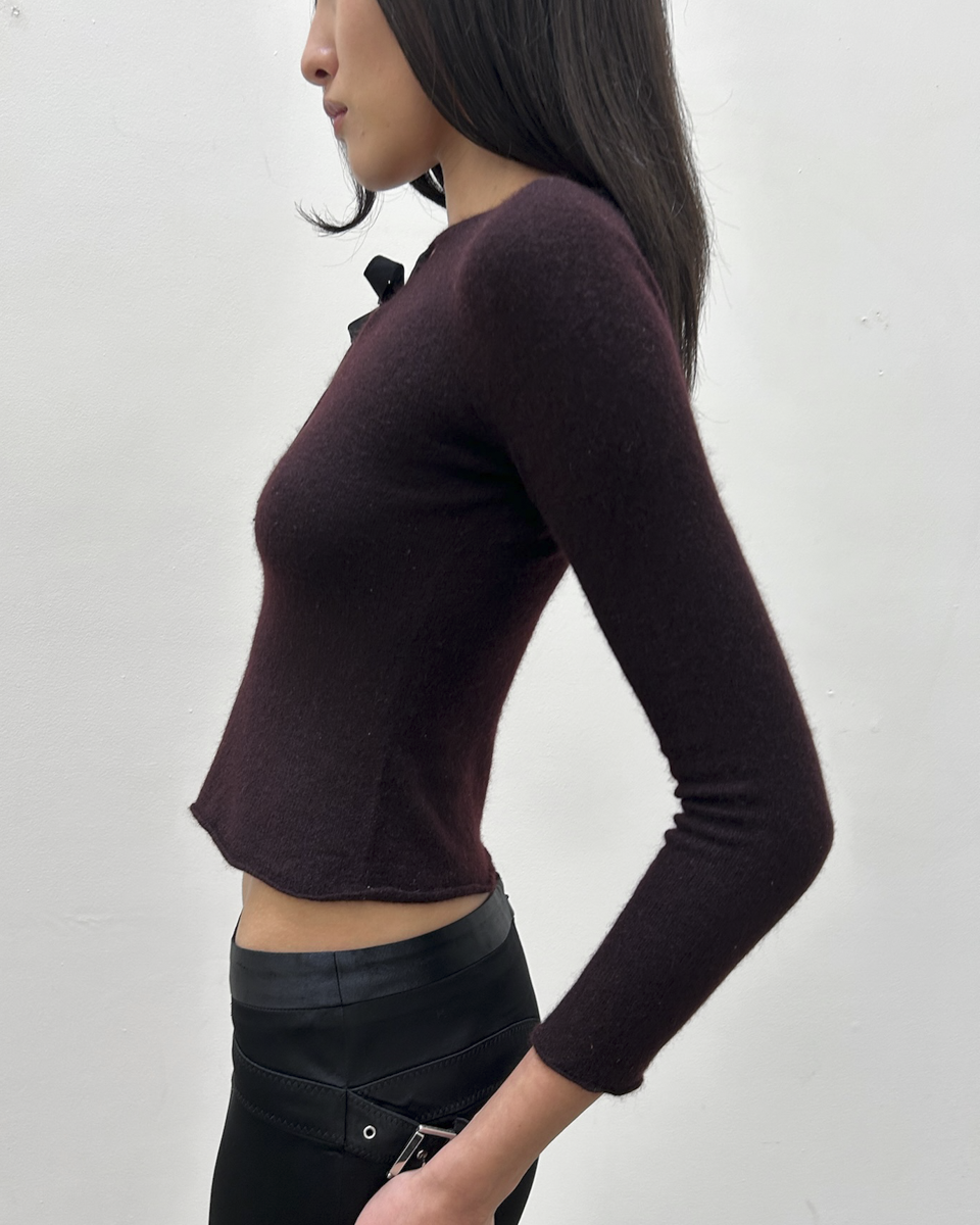 Gucci by Tom Ford Cashmere Ribbon Sweater