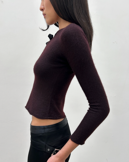 Gucci by Tom Ford Cashmere Ribbon Sweater