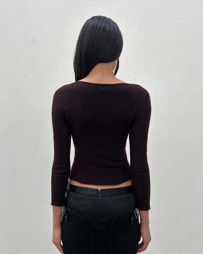 Gucci by Tom Ford Cashmere Ribbon Sweater