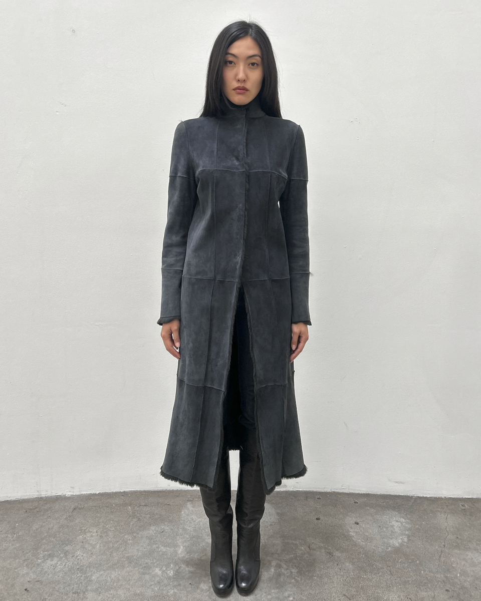 Costume National Shearling Fur Coat