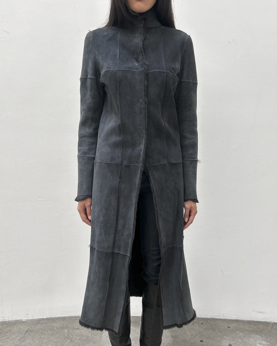 Costume National Shearling Fur Coat
