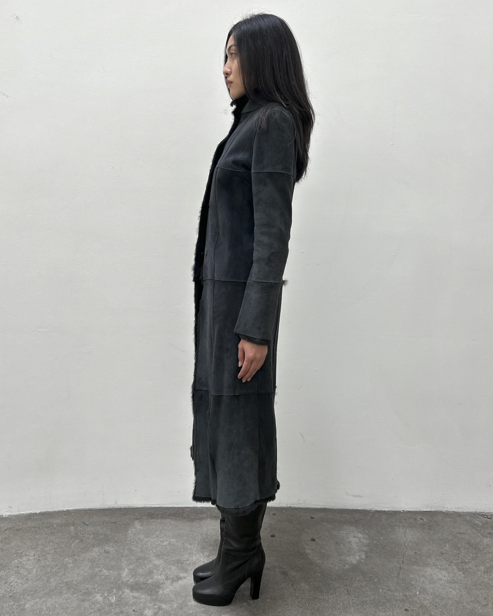 Costume National Shearling Fur Coat