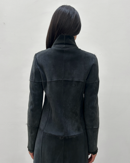 Costume National Shearling Fur Coat