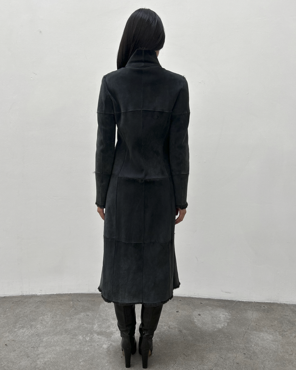 Costume National Shearling Fur Coat