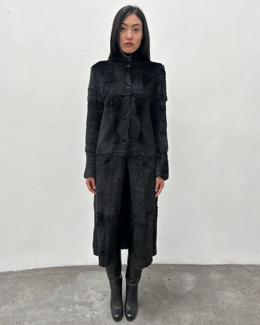 Costume National Shearling Fur Coat