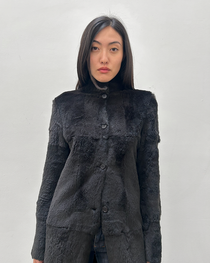 Costume National Shearling Fur Coat