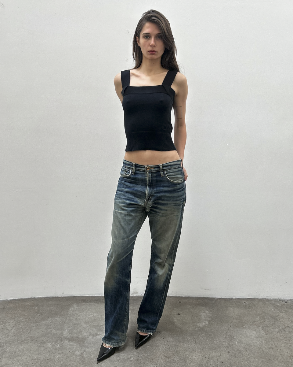 Edwin 505 Selvedge 29/33 Distressed Denim