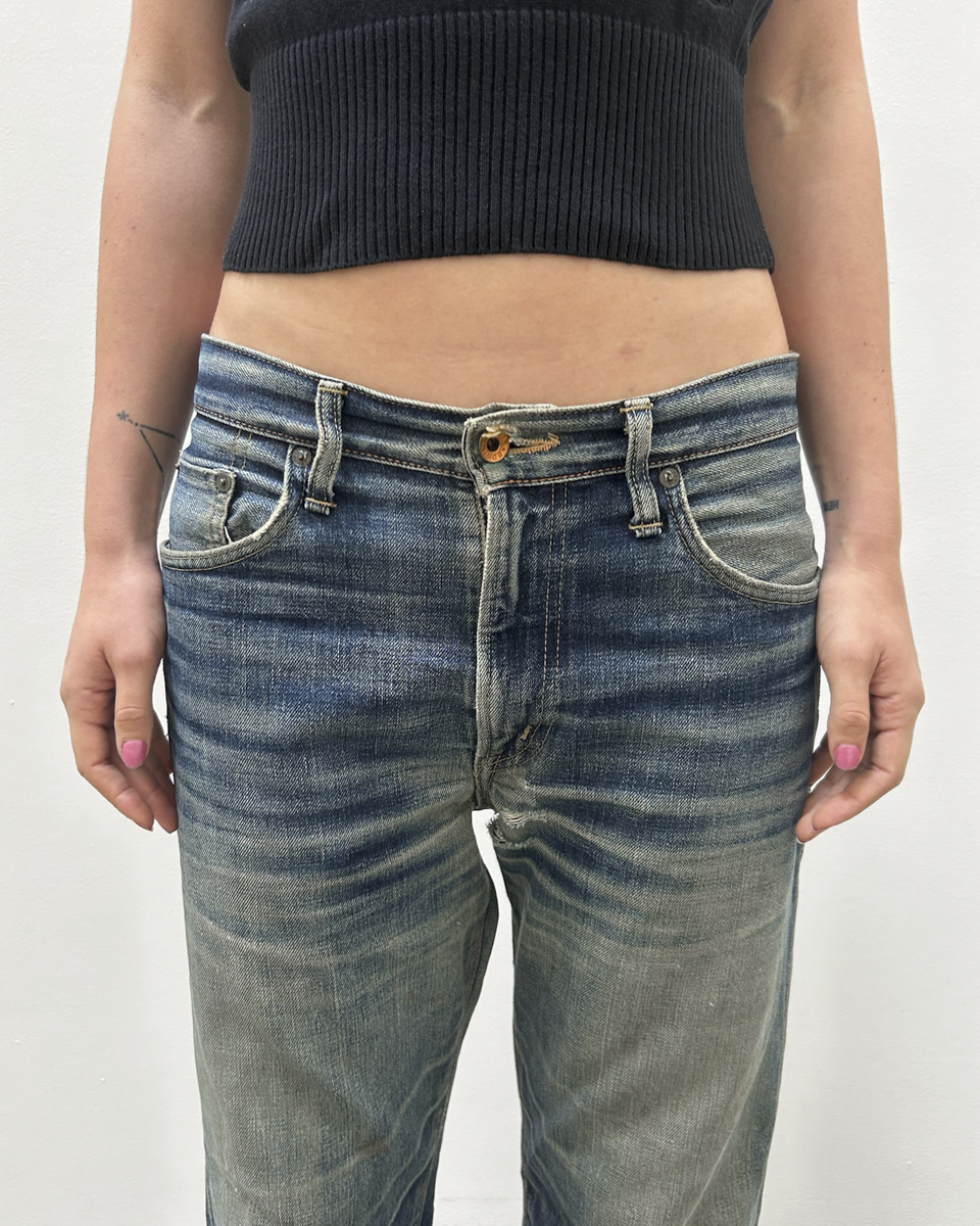 Edwin 505 Selvedge 29/33 Distressed Denim