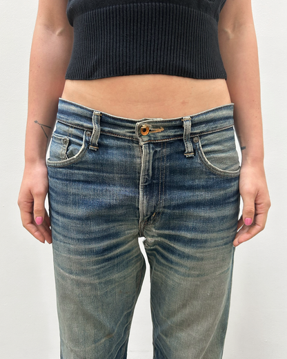Edwin 505 Selvedge 29/33 Distressed Denim