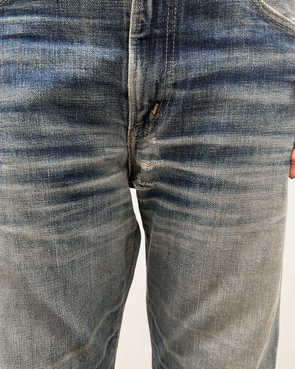 Edwin 505 Selvedge 29/33 Distressed Denim