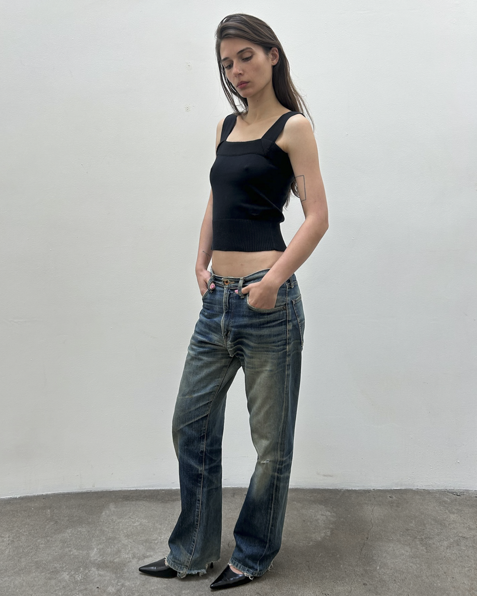 Edwin 505 Selvedge 29/33 Distressed Denim