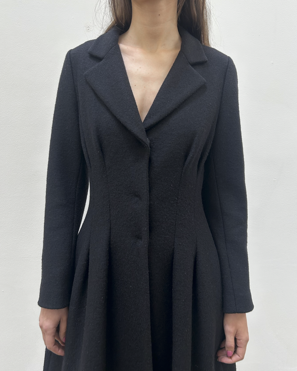 Paola Frani Cinched Waist Coat