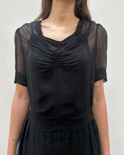 Balenciaga by Nicolas Ghesquière Silk Chiffon Dress