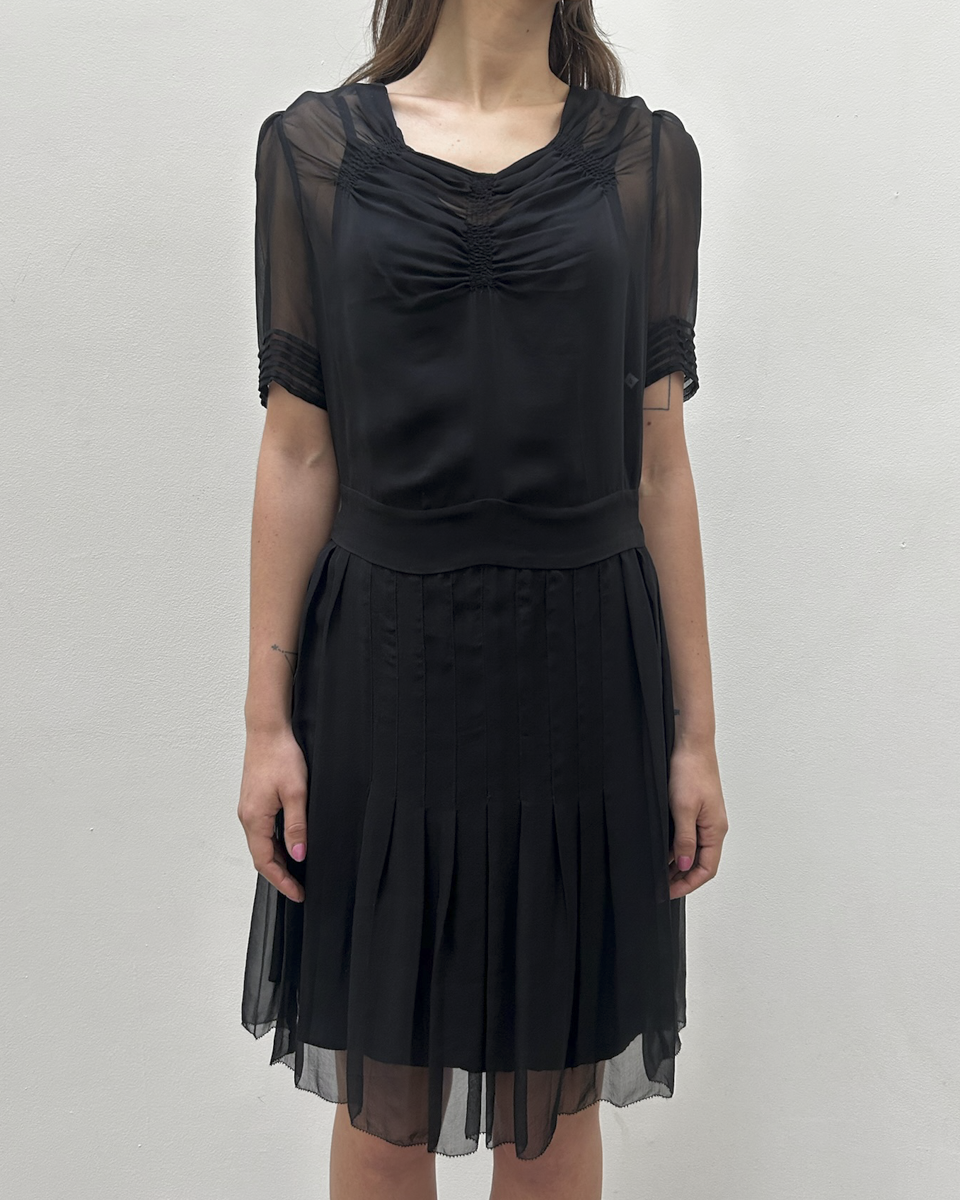 Balenciaga by Nicolas Ghesquière Silk Chiffon Dress