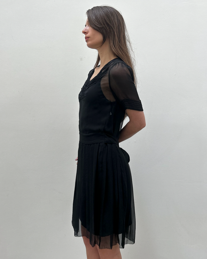 Balenciaga by Nicolas Ghesquière Silk Chiffon Dress