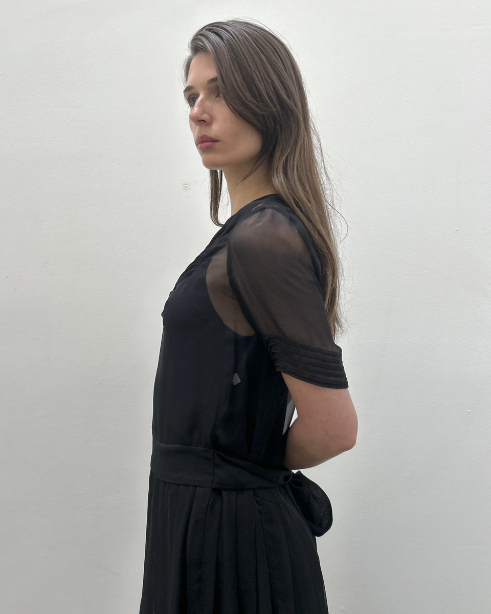 Balenciaga by Nicolas Ghesquière Silk Chiffon Dress