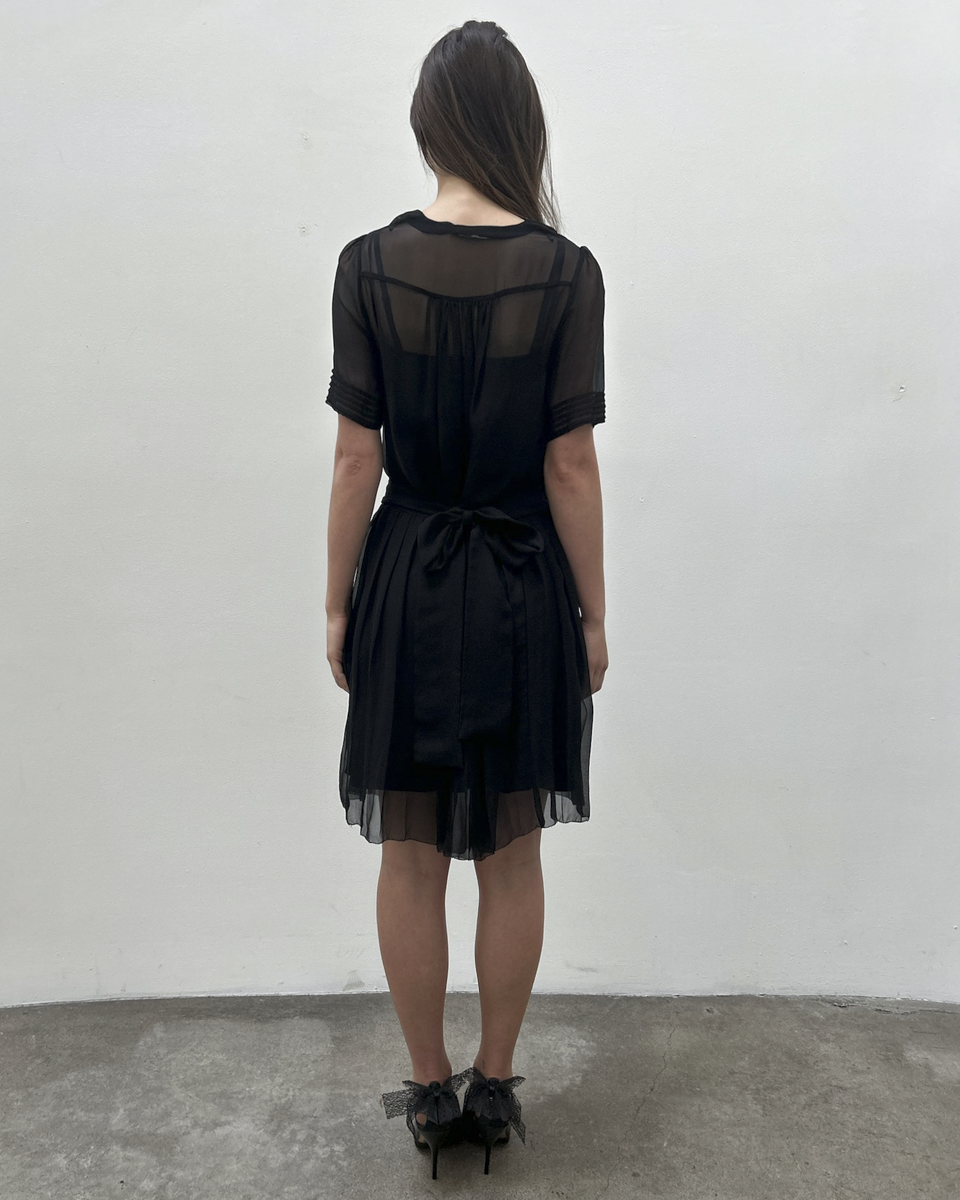 Balenciaga by Nicolas Ghesquière Silk Chiffon Dress