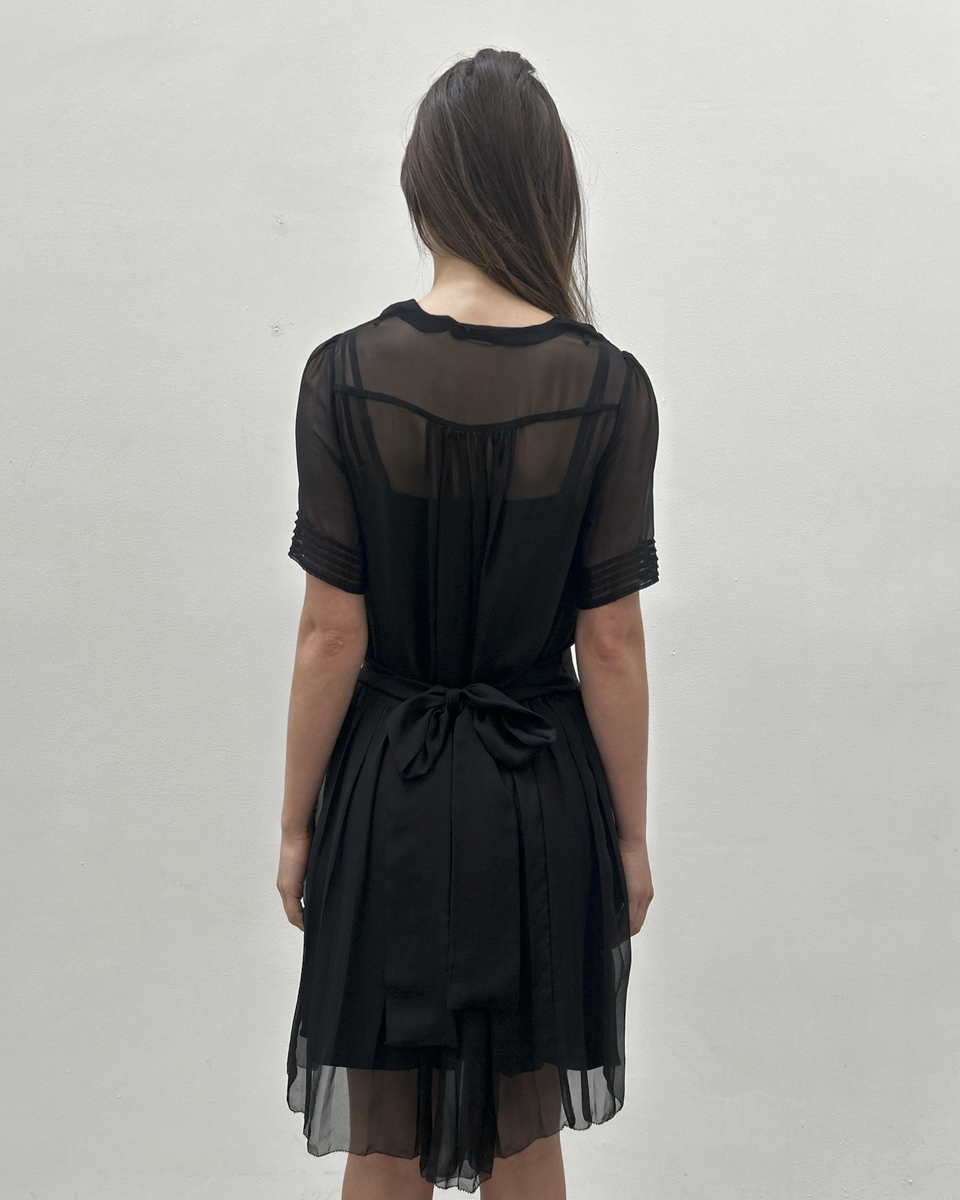Balenciaga by Nicolas Ghesquière Silk Chiffon Dress