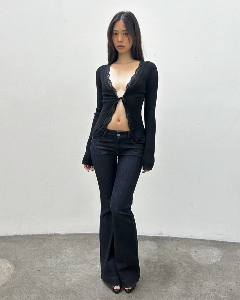 Morgan de Toi Lace Cardigan