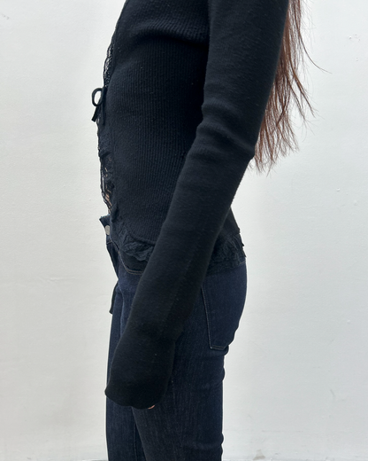 Morgan de Toi Lace Cardigan
