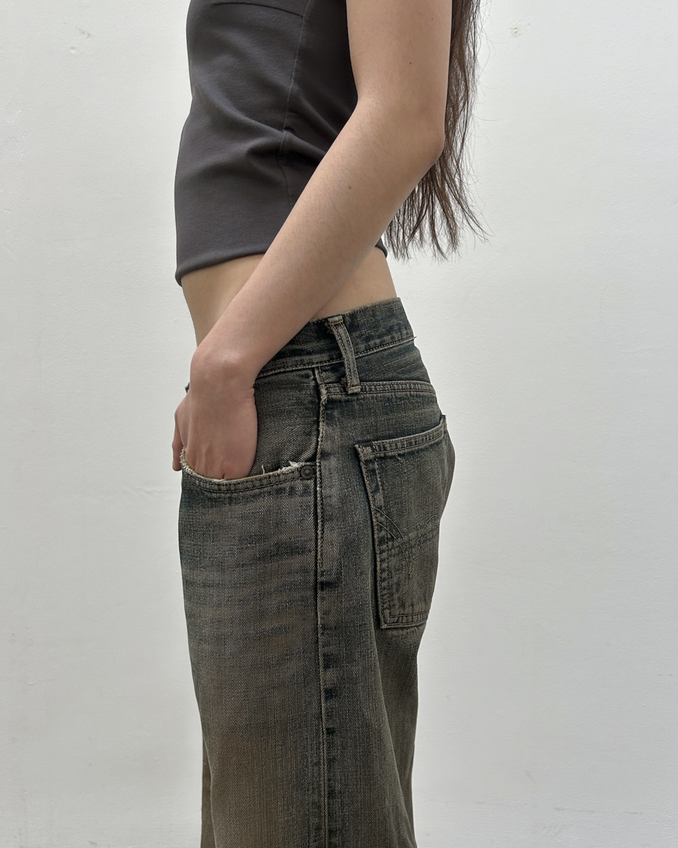 Edwin 505 Selvedge 33/33 Rust Denim