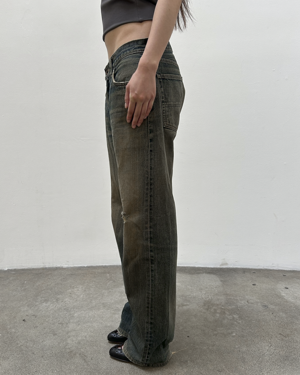 Edwin 505 Selvedge 33/33 Rust Denim