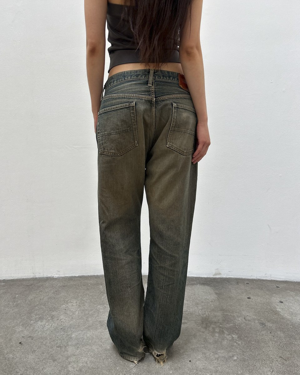 Edwin 505 Selvedge 33/33 Rust Denim