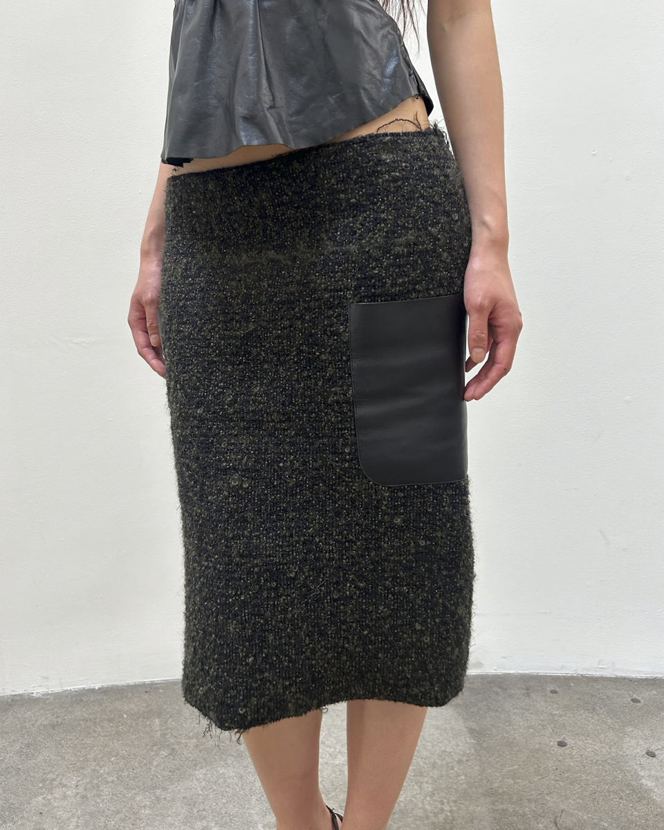 Celine by Phoebe Philo FW2010 Tweed Skirt