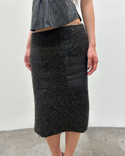 Celine by Phoebe Philo FW2010 Tweed Skirt
