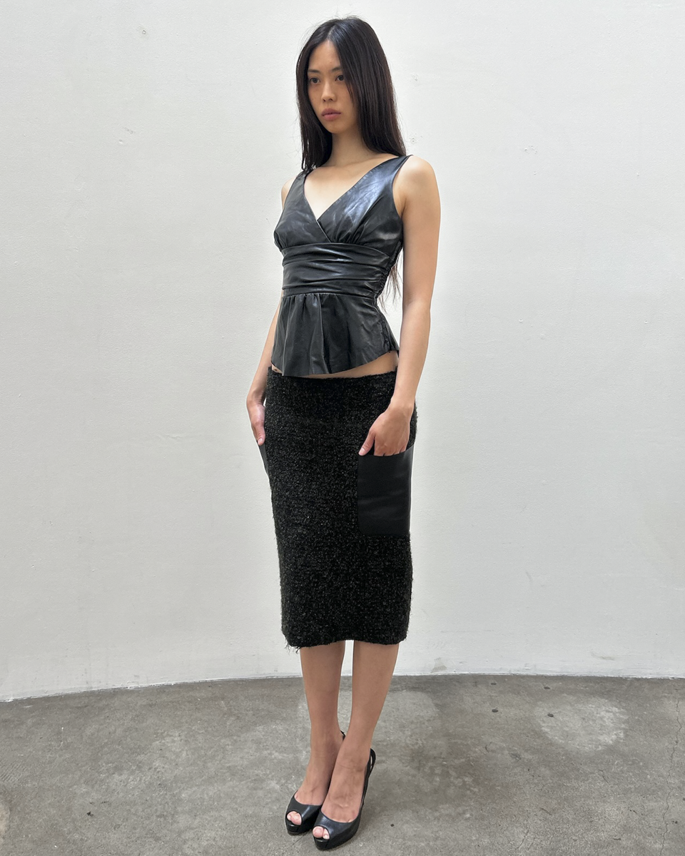 Celine by Phoebe Philo FW2010 Tweed Skirt
