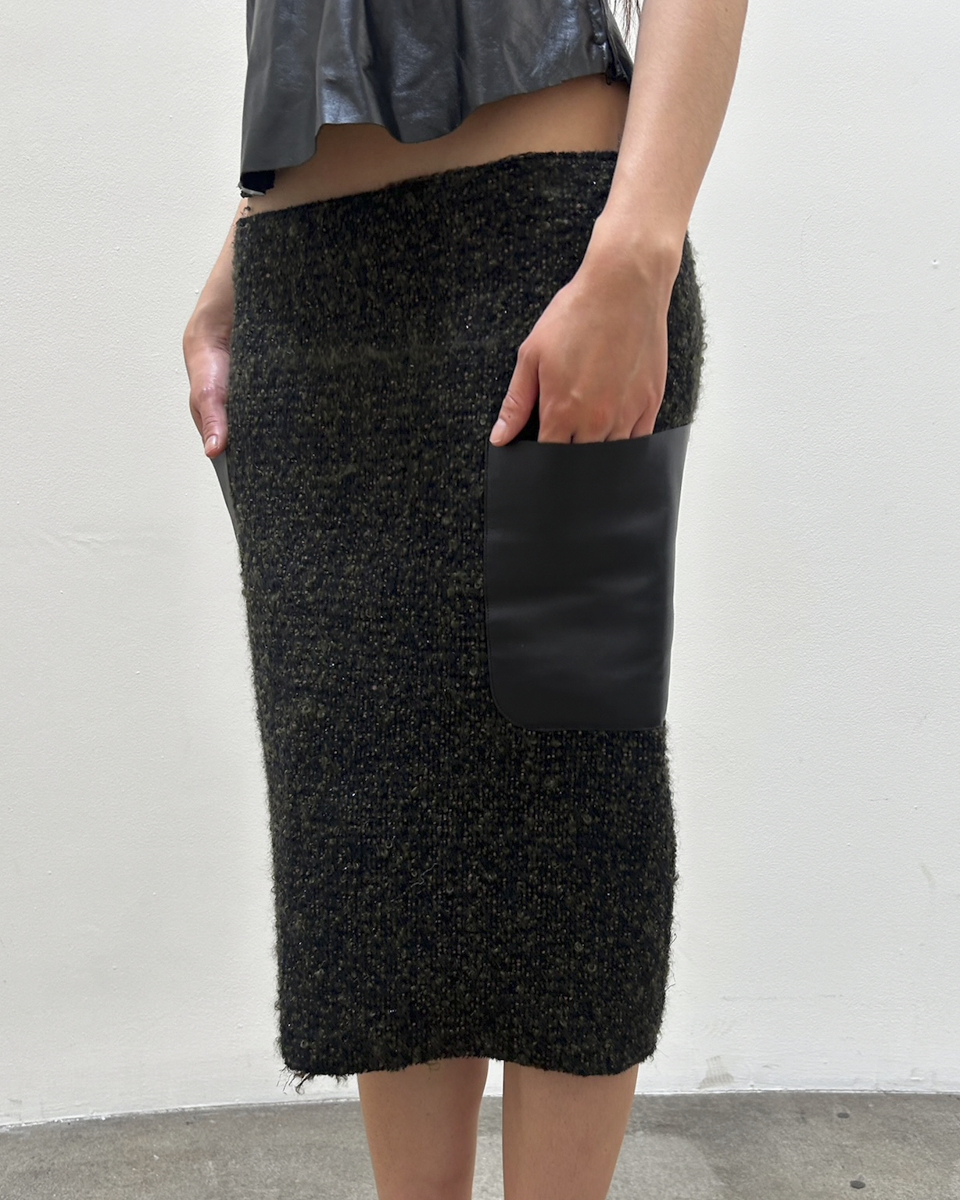 Celine by Phoebe Philo FW2010 Tweed Skirt