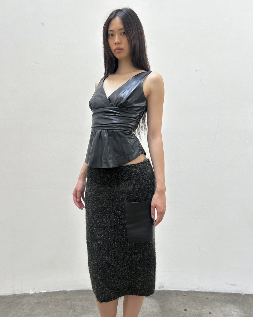 Celine by Phoebe Philo FW2010 Tweed Skirt