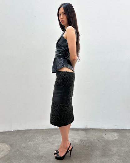 Celine by Phoebe Philo FW2010 Tweed Skirt
