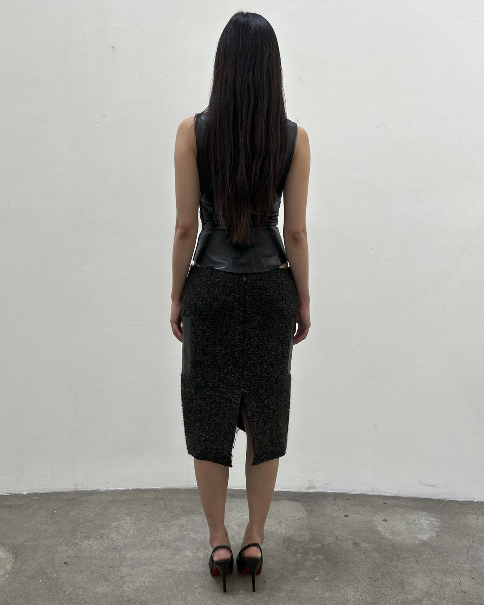 Celine by Phoebe Philo FW2010 Tweed Skirt