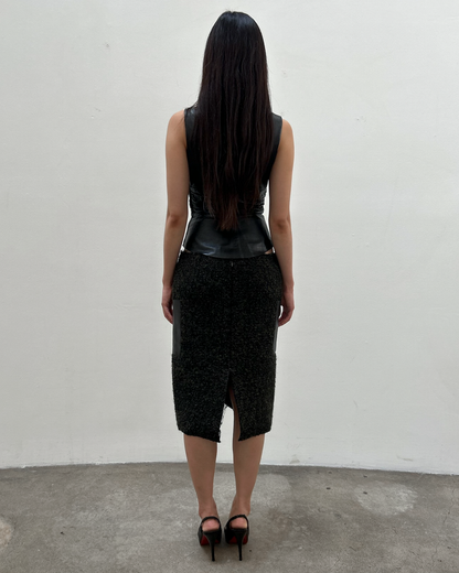 Celine by Phoebe Philo FW2010 Tweed Skirt