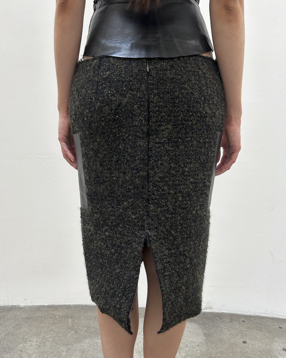 Celine by Phoebe Philo FW2010 Tweed Skirt