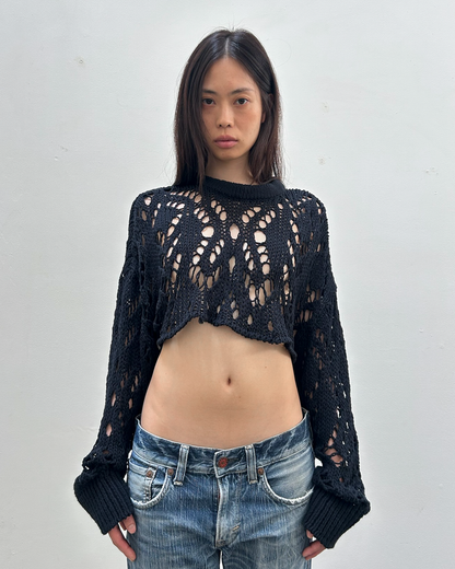 Y's Yohji Yamamoto Open Weave Bolero