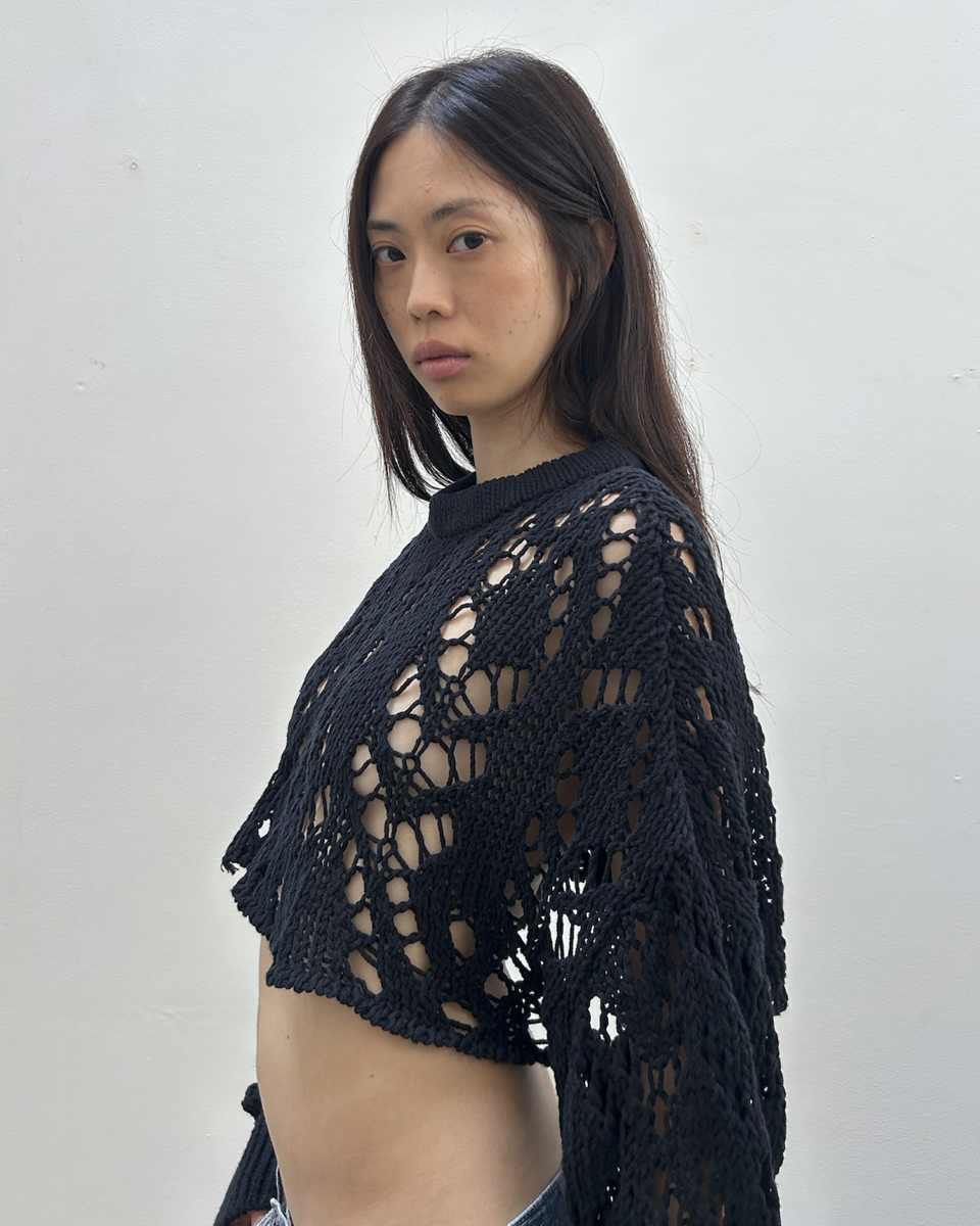 Y's Yohji Yamamoto Open Weave Bolero