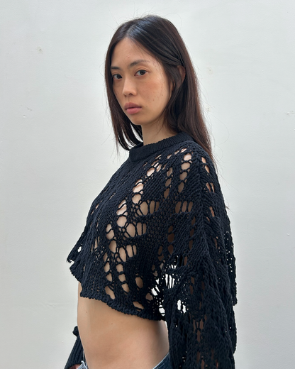 Y's Yohji Yamamoto Open Weave Bolero