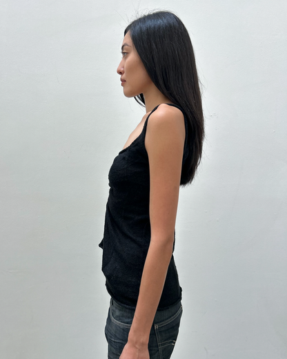 Y's Yohji Yamamoto Ruched Tank