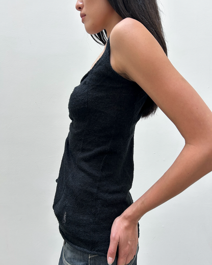 Y's Yohji Yamamoto Ruched Tank