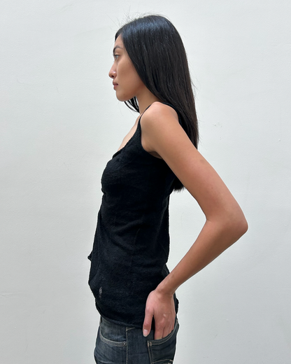 Y's Yohji Yamamoto Ruched Tank