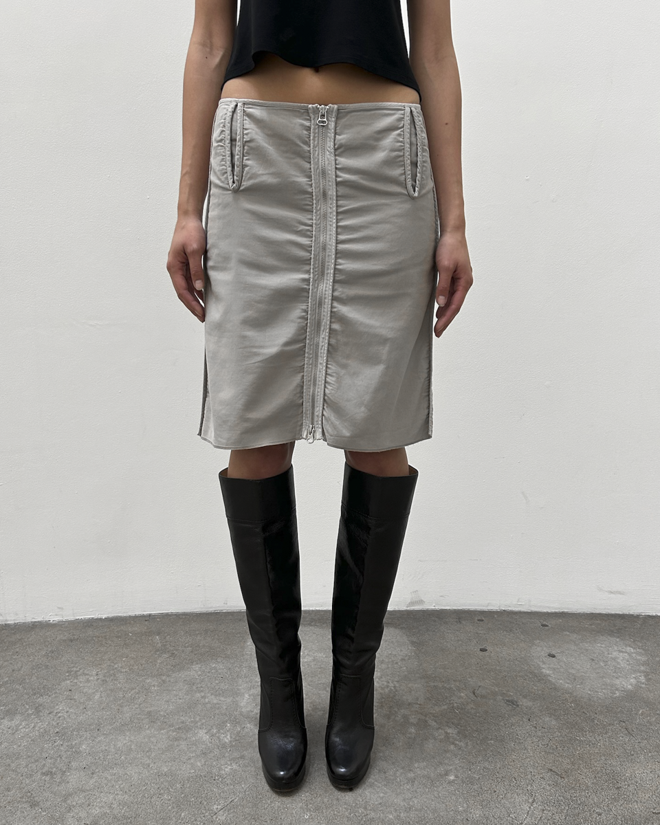 MM6 Maison Margiela Zip-Up Skirt