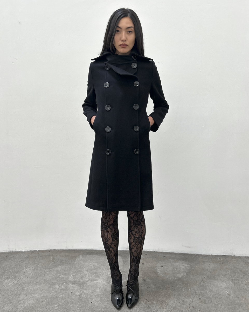 Patrizia Pepe Double-Breasted Wool Coat