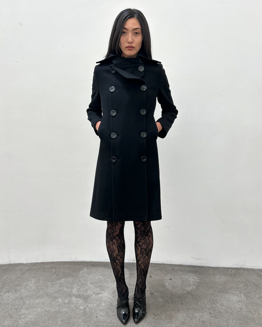 Patrizia Pepe Double-Breasted Wool Coat