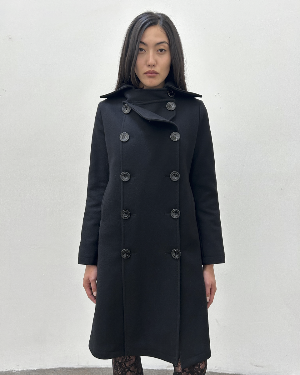 Patrizia Pepe Double-Breasted Wool Coat