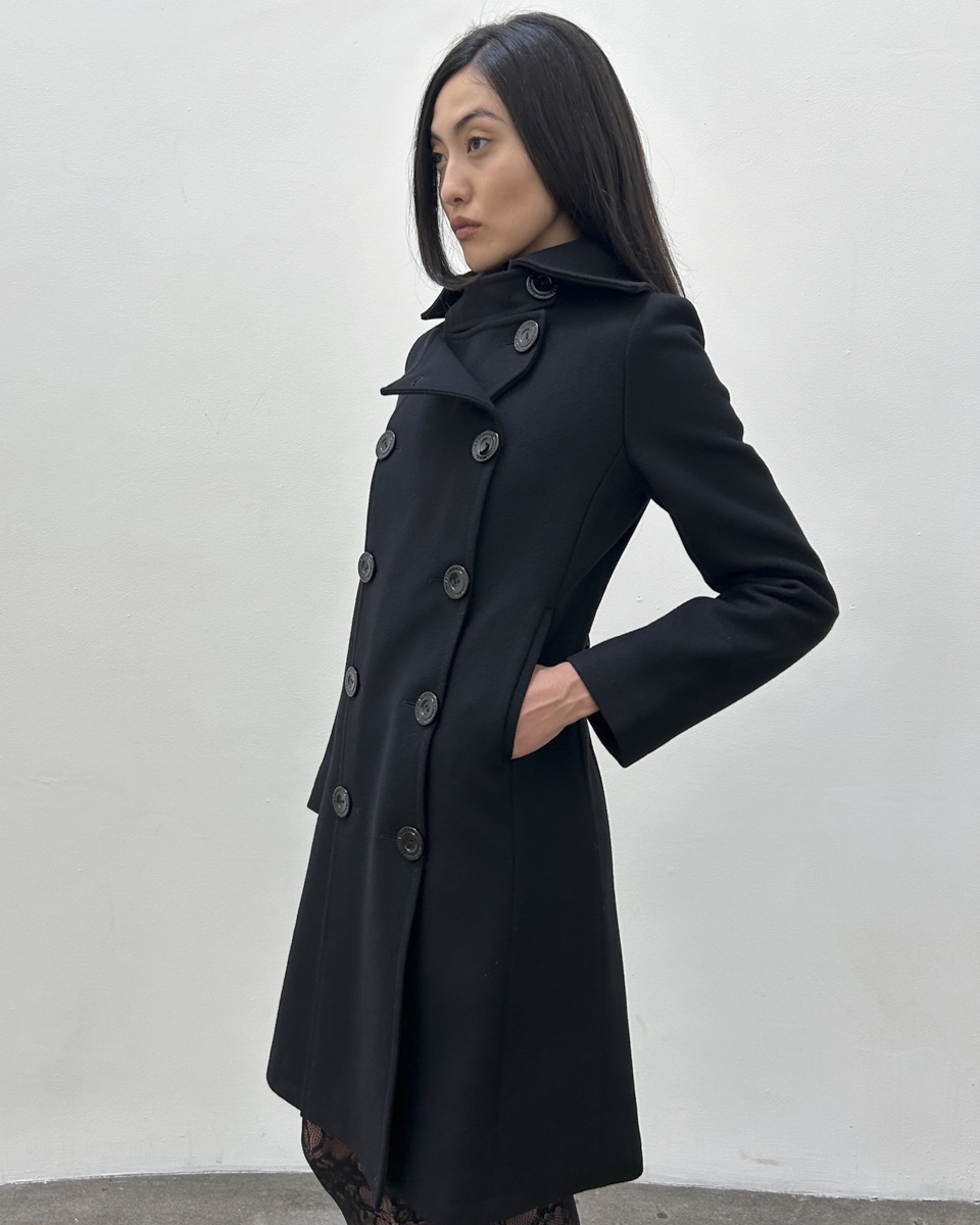 Patrizia Pepe Double-Breasted Wool Coat